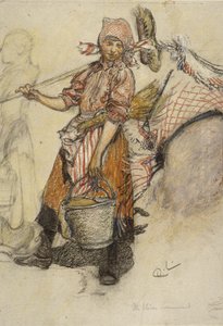 Lavandera de Carl Larsson