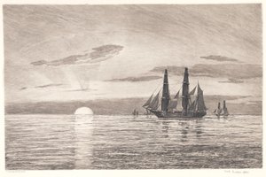 Puesta de sol de Carl Locher