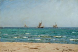 C.Locher, veleros en Skagen de Carl Ludvig Locher