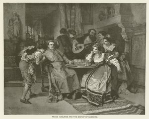 Franz Adelaide y el obispo de Bamberg