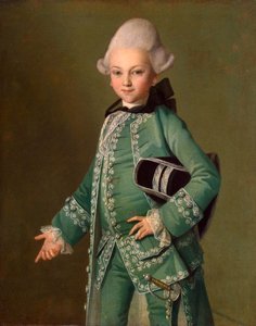 Retrato del Conde Alexei Bobrinsky como un niño, 1769