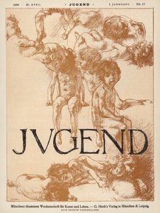 Ilustración de portada para la revista Jugend