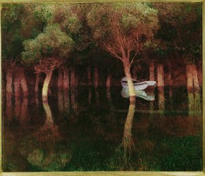 Daemmerung - Crepúsculo ... (pintura sobre lienzo) de Carl Moll