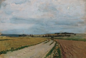 Noche de estudio del estado de ánimo, Michelhausen (Plankenberg) de Carl Moll