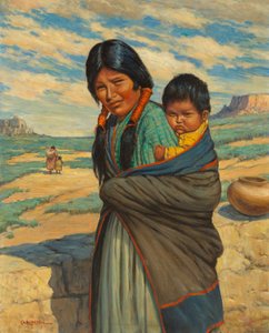 Madre e hijo Hopi