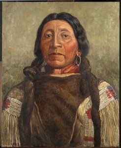 Pedro Cav-eta o Kai-ee-te (óleo sobre lienzo montado en panel) de Carl Moon