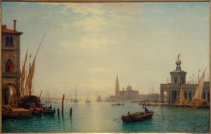 Venecia, Canal Grande, Vista de S.Giorgio de Carl Morgenstern