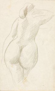 Vista trasera de desnudo femenino de Carl Newman
