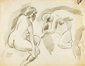 Desnudo femenino (dos) de Carl Newman