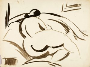Mujer desnuda, reclinada