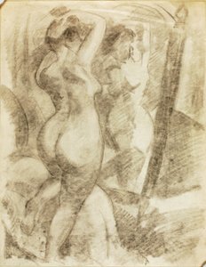 Desnudo femenino ante el espejo de Carl Newman