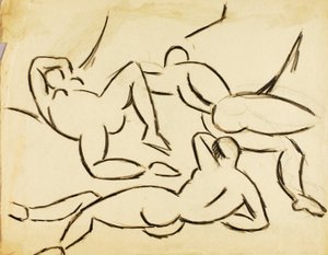 Grupo de tres desnudos