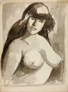 Torso femenino desnudo de Carl Newman