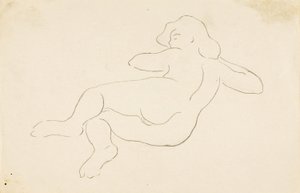 Desnudo femenino reclinado de Carl Newman