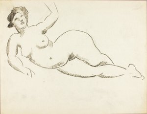 Desnudo femenino reclinado de Carl Newman