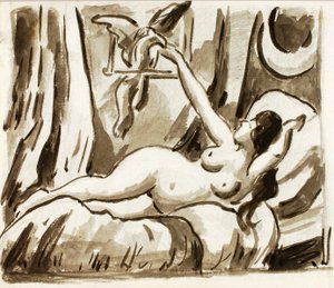 Desnudo femenino reclinado