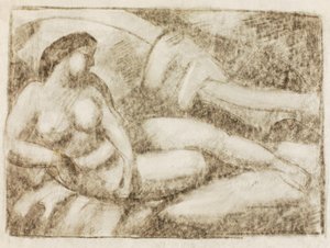 Desnudo femenino reclinado de Carl Newman