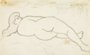 Desnudo femenino reclinado de Carl Newman