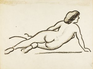 Desnudo femenino reclinado de Carl Newman