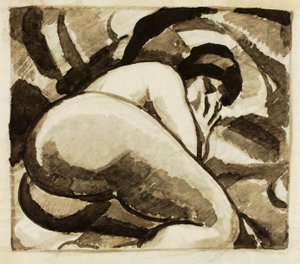 Desnudo femenino reclinado de Carl Newman