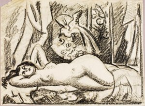 Desnudo femenino reclinado de Carl Newman