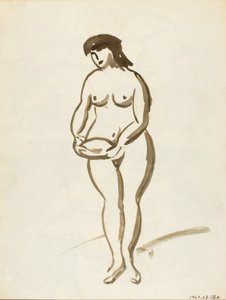 Desnudo femenino de pie
