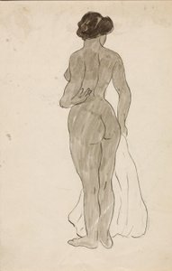 Desnudo femenino de pie de Carl Newman
