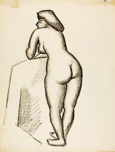 Desnudo femenino de pie de Carl Newman