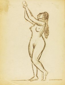 Desnudo femenino de pie de Carl Newman
