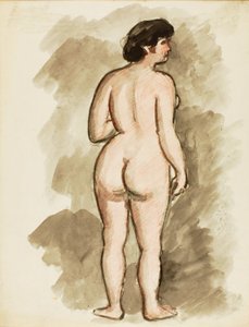 Desnudo de pie de Carl Newman