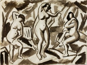 Tres desnudos femeninos