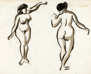 Dos desnudos femeninos de Carl Newman