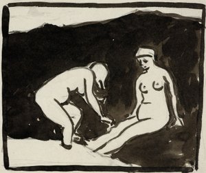 Dos desnudos femeninos