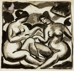 Dos desnudos femeninos