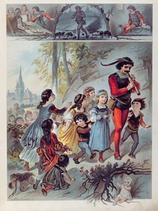El flautista de Hamelín, c.1880