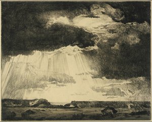 Bajo los cielos del Oeste de Carl Oscar Borg
