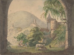 Los Cuatro Castillos de Neckarsteinach de Carl Philipp Fohr