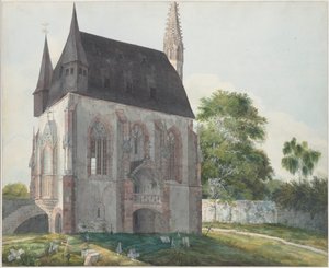 La Totenkapelle en Kiedrich, ca 1814 de Carl Philipp Fohr