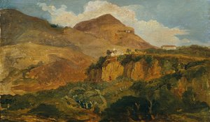 paisaje montañoso del sur de Carl Rahl