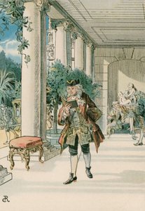 Federico el Grande (1712-1786) en Rheinberg de Carl Rohling