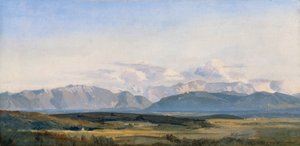 Estribaciones cerca de Murnau de Carl Rottmann