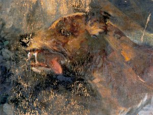 cabeza de perro de Carl Rudolf Huber