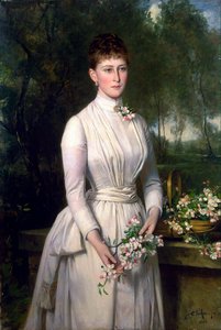 Retrato de la Gran Duquesa Elizaveta Fyodorovna, 1864-1918, 1885 de Carl Rudolph Sohn