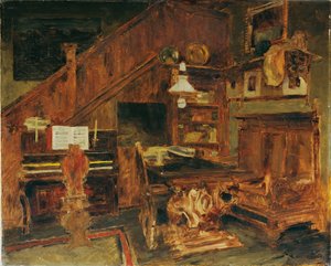 Estudio del artista en Venecia de Carl Schuch