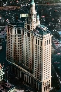 Estados Unidos de América, Nueva York, Edificio Municipal de Manhattan, construido entre 1907-1914, fecha de la imagen: hacia 1920. Archivo Carl Simon de Carl Simon
