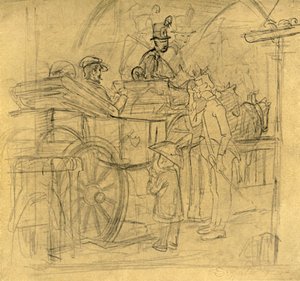 Auf Reisen, mediados-finales del siglo XIX, c. 1924 de Carl Spitzweg