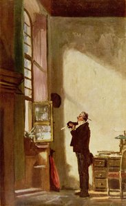 El escritor de Carl Spitzweg