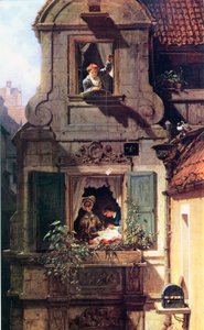 La carta de amor interceptada de Carl Spitzweg