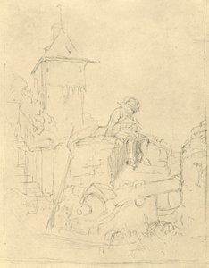 Die Schildwache, mediados-finales del siglo XIX, c1924 de Carl Spitzweg