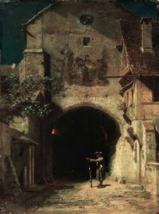 Centinela bostezando de Carl Spitzweg
